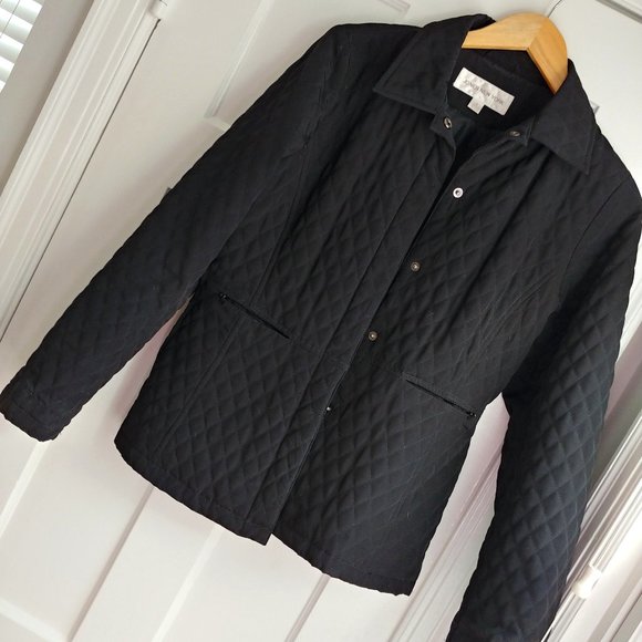 Jones New York Jackets & Blazers - Jones New York Quilted Black Jacket Small